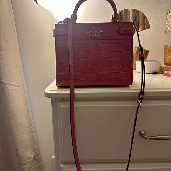 Kate Spade Pink Croc-Embossed Women´s Bag